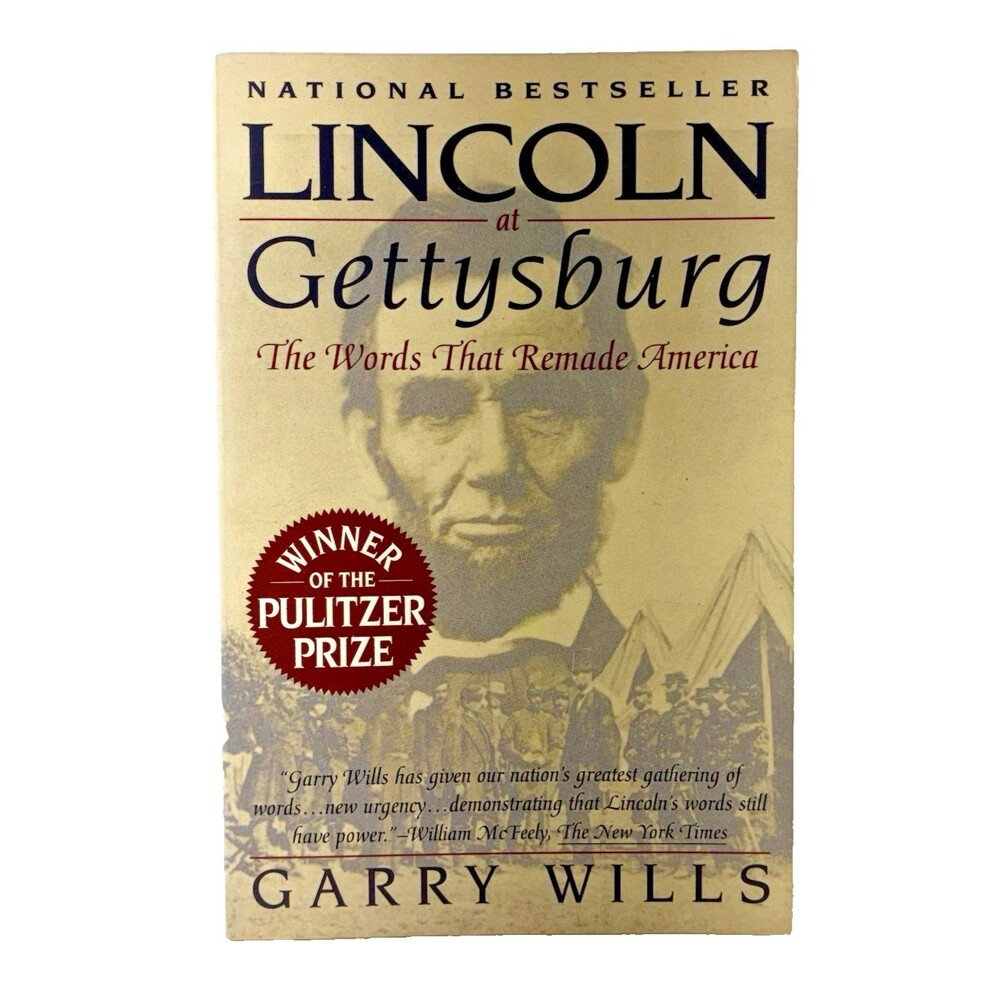 Lincoln at Gettysburg by Garry Wills Vintage 1992 Touchstone Paperback Book